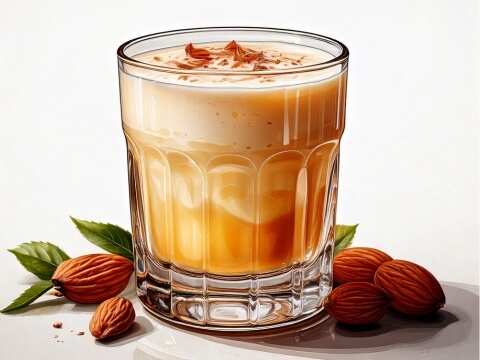 Colour illustration of an Amaretto Sour